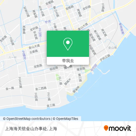 上海海关驻金山办事处地图