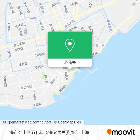 上海市金山区石化街道海棠居民委员会地图