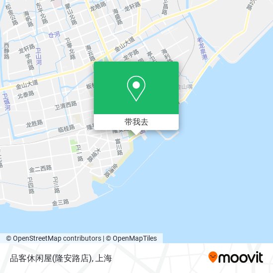品客休闲屋(隆安路店)地图