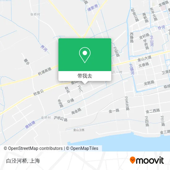 白泾河桥地图