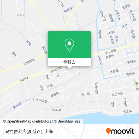 易捷便利店(夏盛路)地图