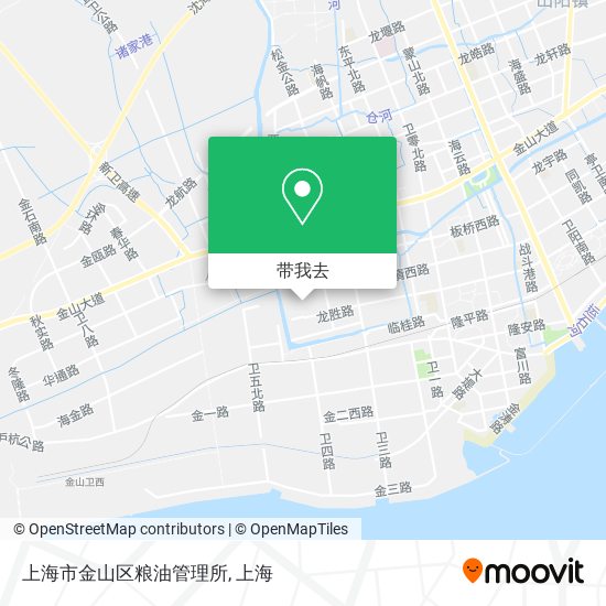 上海市金山区粮油管理所地图