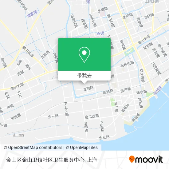 金山区金山卫镇社区卫生服务中心地图