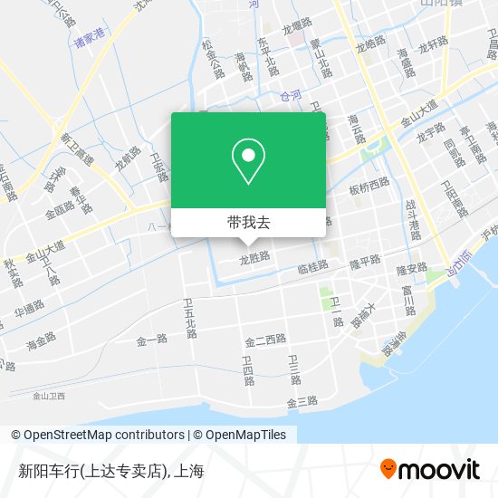 新阳车行(上达专卖店)地图