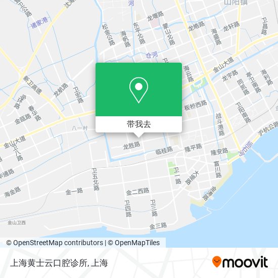 上海黄士云口腔诊所地图