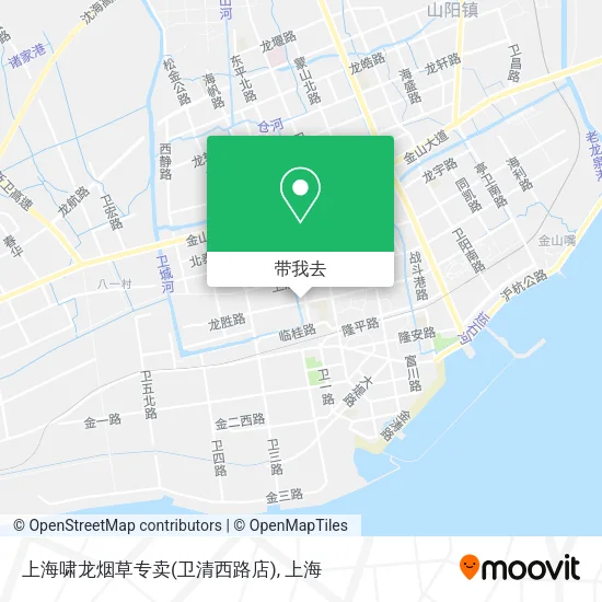 上海啸龙烟草专卖(卫清西路店)地图