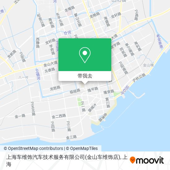 上海车维饰汽车技术服务有限公司(金山车维饰店)地图