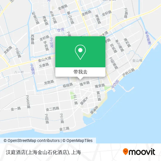 汉庭酒店(上海金山石化酒店)地图