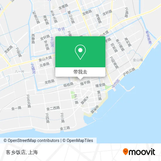 客乡饭店地图