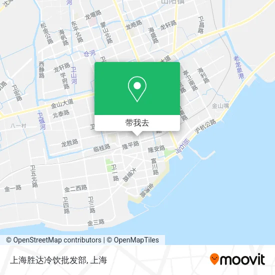 上海胜达冷饮批发部地图