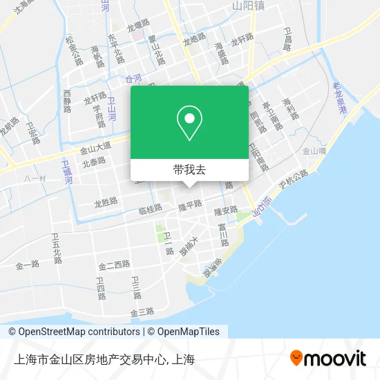 上海市金山区房地产交易中心地图