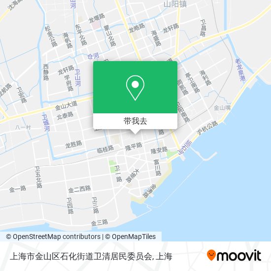 上海市金山区石化街道卫清居民委员会地图