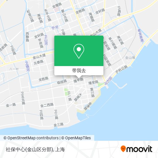 社保中心(金山区分部)地图