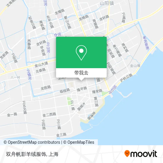 双舟帆影羊绒服饰地图