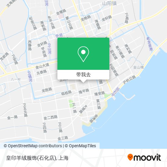 皇印羊绒服饰(石化店)地图