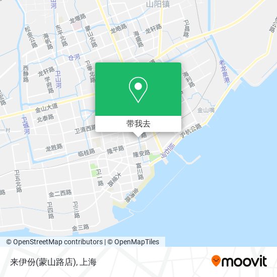 来伊份(蒙山路店)地图