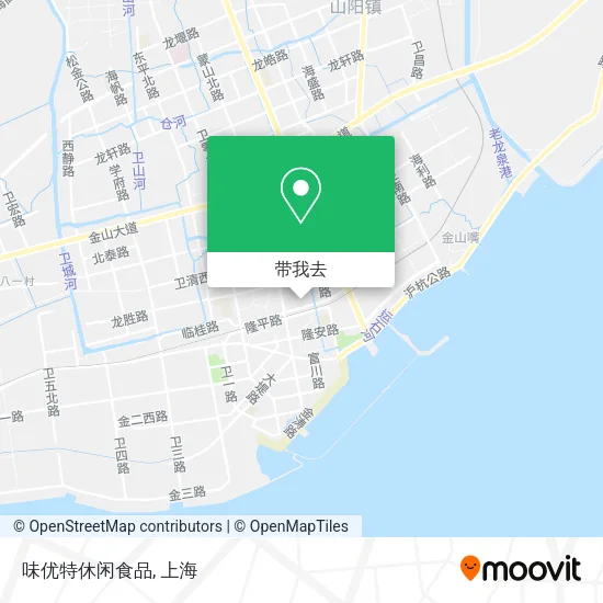 味优特休闲食品地图