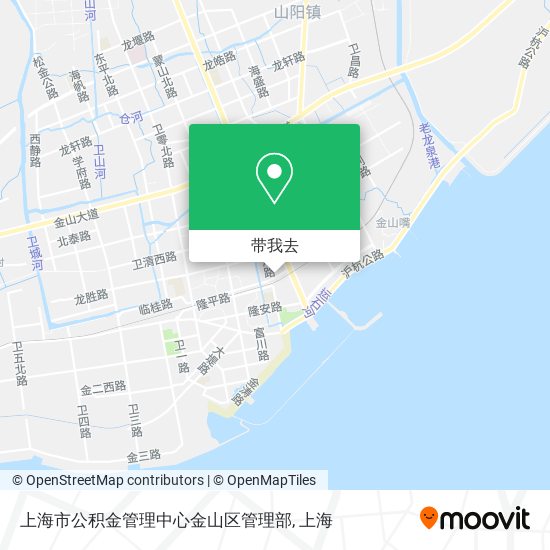 上海市公积金管理中心金山区管理部地图