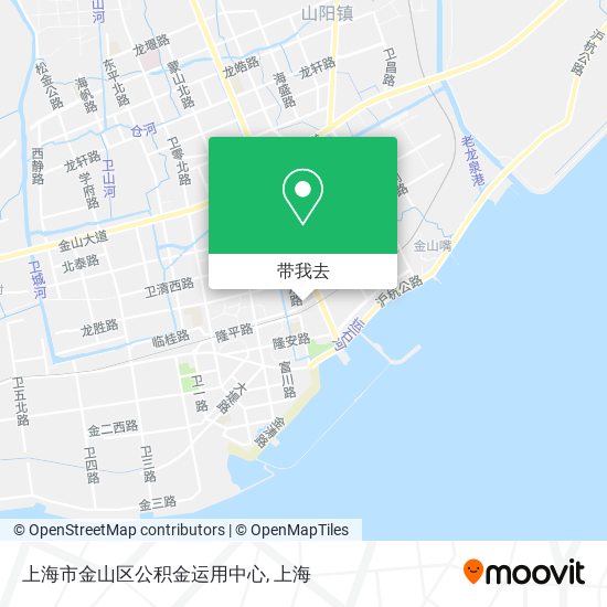 上海市金山区公积金运用中心地图