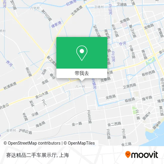赛达精品二手车展示厅地图
