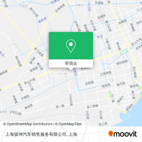 上海骏坤汽车销售服务有限公司地图