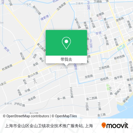 上海市金山区金山卫镇农业技术推广服务站地图