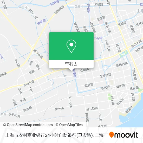 上海市农村商业银行24小时自助银行(卫宏路)地图