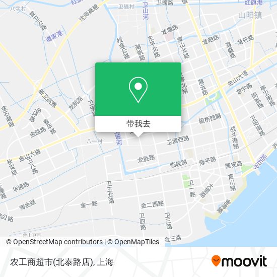 农工商超市(北泰路店)地图