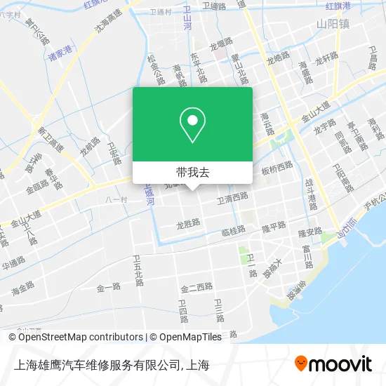 上海雄鹰汽车维修服务有限公司地图