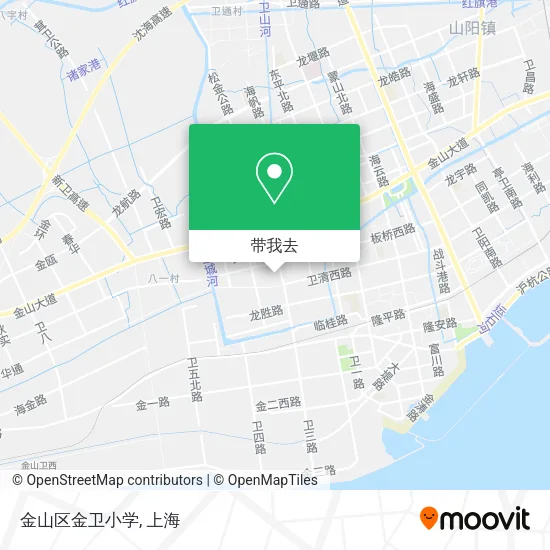 金山区金卫小学地图
