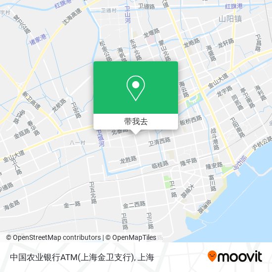 中国农业银行ATM(上海金卫支行)地图