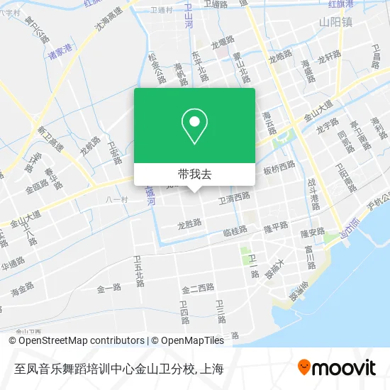 至凤音乐舞蹈培训中心金山卫分校地图
