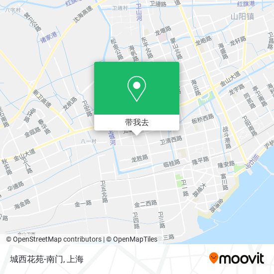 城西花苑-南门地图