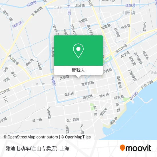 雅迪电动车(金山专卖店)地图