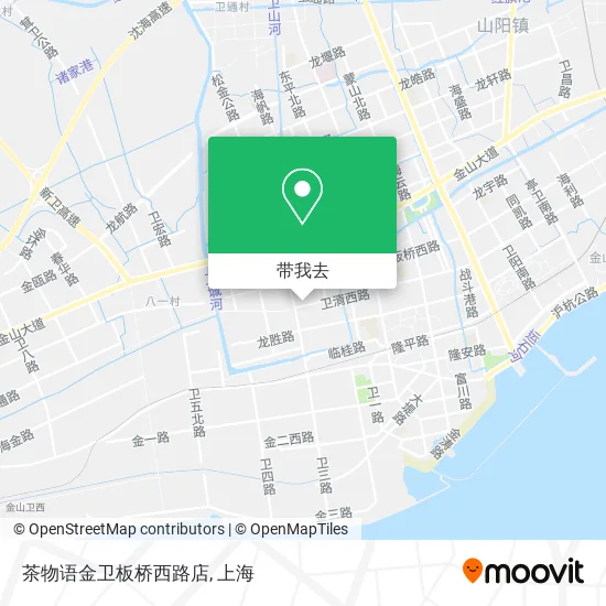 茶物语金卫板桥西路店地图