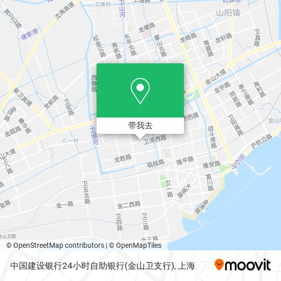 中国建设银行24小时自助银行(金山卫支行)地图
