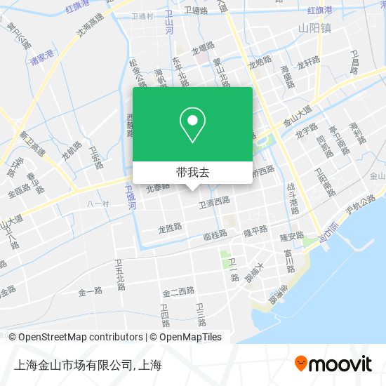 上海金山市场有限公司地图