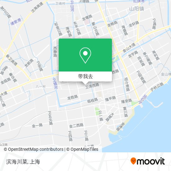 滨海川菜地图