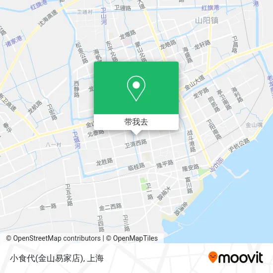 小食代(金山易家店)地图