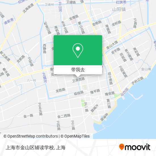 上海市金山区辅读学校地图