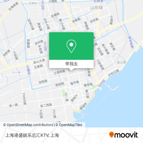 上海港盛娱乐总汇KTV地图