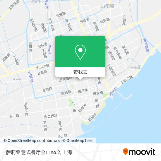 萨莉亚意式餐厅金山no.2地图