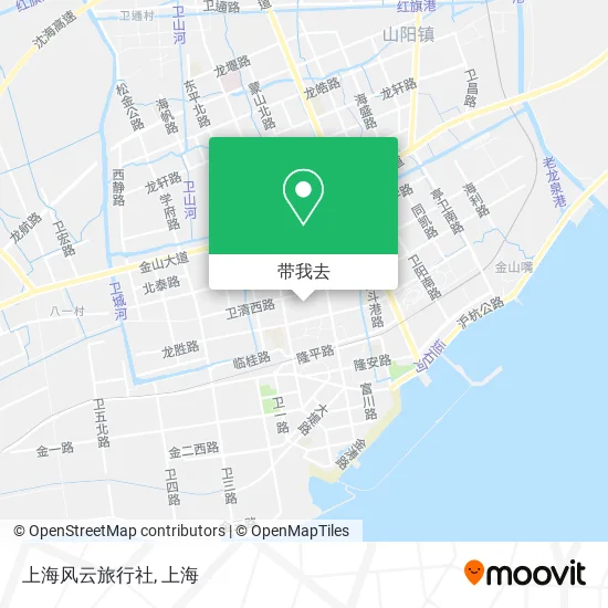 上海风云旅行社地图
