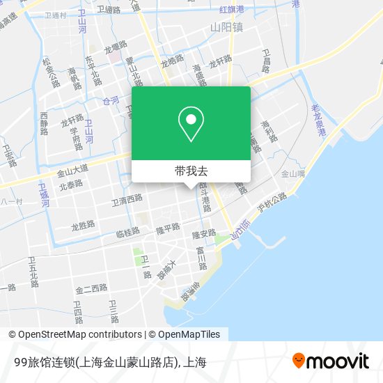 99旅馆连锁(上海金山蒙山路店)地图