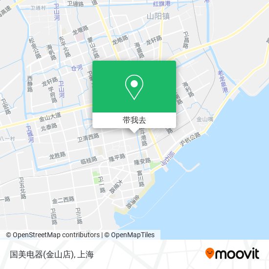 国美电器(金山店)地图