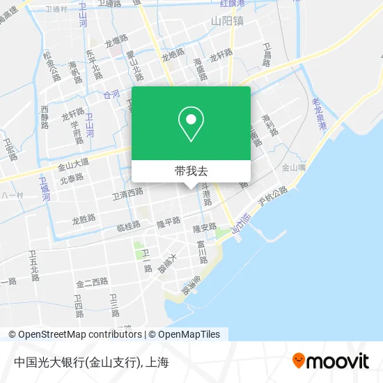 中国光大银行(金山支行)地图