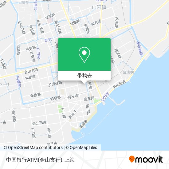 中国银行ATM(金山支行)地图