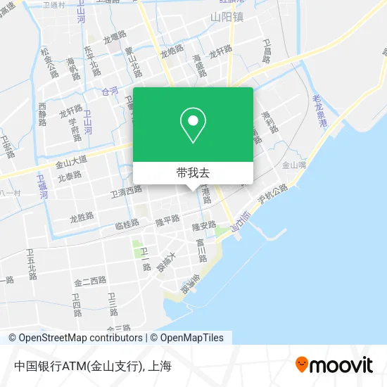 中国银行ATM(金山支行)地图