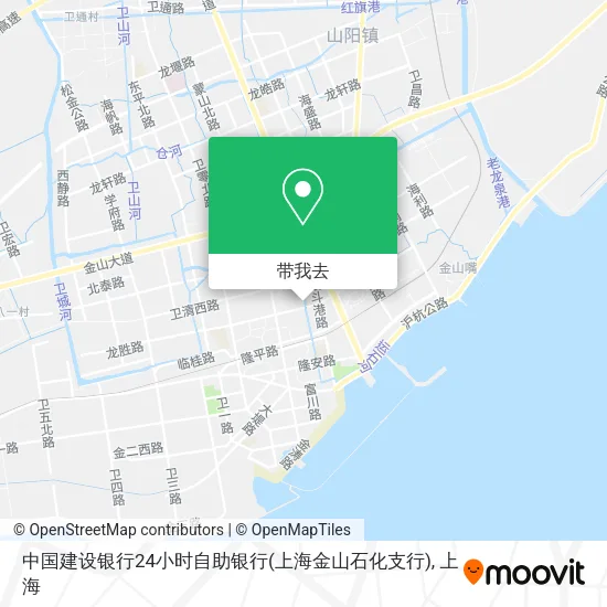 中国建设银行24小时自助银行(上海金山石化支行)地图