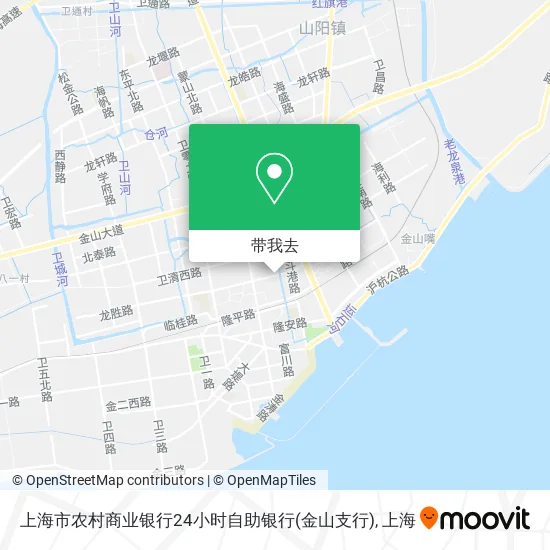 上海市农村商业银行24小时自助银行(金山支行)地图